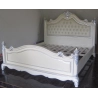 Antique painted carved bed Mulyoharjo Furniture Vila