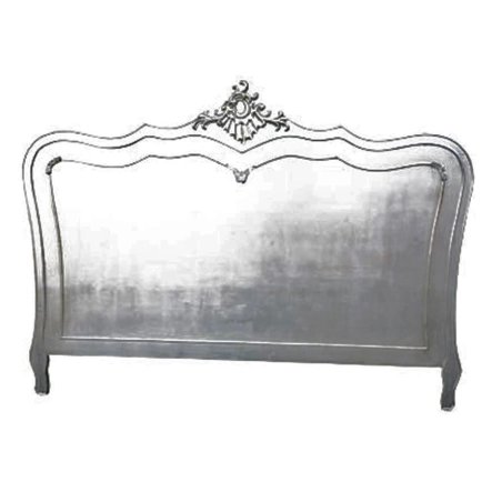 Luxury painted carved bed Mulyoharjo Furniture White-Labeled