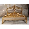 Classic painted carved bed Mulyoharjo Furniture Supplier