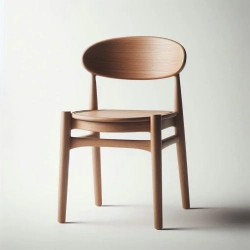 Tarno Minimalist Teak Wood Dining Chairs - Mulyoharjo Furniture Supplier