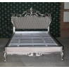 Handcrafted painted bed with ornate carvings Mulyoharjo Furniture Project Supplier