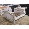 Painted bed carved designs Mulyoharjo Furniture Supplier