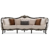 Opulent carved wooden Sofa with luxury painted finish Mulyoharjo Furniture White-Label