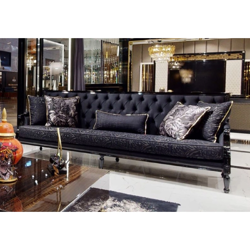 High-end classic painted Sofa with carved details Mulyoharjo Furniture Supplier High-end classic painted Sofa with carved details Mulyoharjo Furniture Supplier