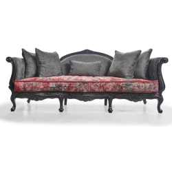 Rustic carved furniture painted Sofa Mulyoharjo Furniture Manufacturer