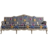 High-end classic painted Sofa with carved details Mulyoharjo Furniture Export