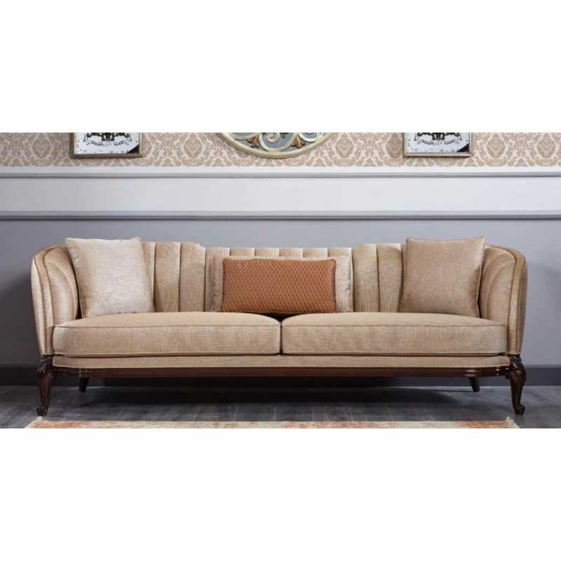 Painted and carved classic wood Sofa frame Mulyoharjo Furniture Wholesaler Painted and carved classic wood Sofa frame Mulyoharjo Furniture Wholesaler