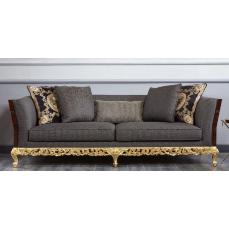 Timeless luxury carved and painted Sofa designs Mulyoharjo Furniture Wholesaler