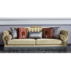 Luxury carved Sofa frame with painted design Mulyoharjo Furniture Hospitality Supplier