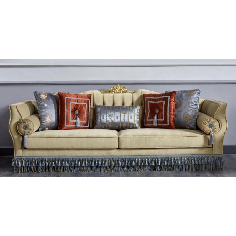 Luxury carved Sofa frame with painted design Mulyoharjo Furniture Hospitality Supplier Luxury carved Sofa frame with painted design Mulyoharjo Furniture Hospitality Supplier