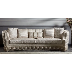 Classic luxury Sofa frame with hand-painted carvings Mulyoharjo Furniture Wholesaler