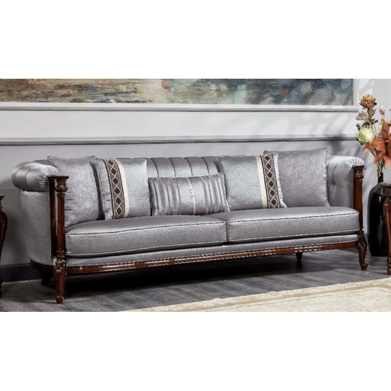 Classic carved wooden Sofa with paint finish Mulyoharjo Furniture Hospitality Supplier Classic carved wooden Sofa with paint finish Mulyoharjo Furniture Hospitality Supplier