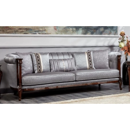 Classic carved wooden Sofa with paint finish Mulyoharjo Furniture Hospitality Supplier