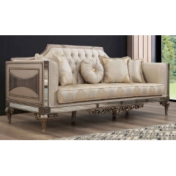 Royal classic Sofa with intricate carvings Mulyoharjo Furniture Supplier