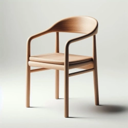 Ngatmono Minimalist Teak Wood Dining Chairs - Mulyoharjo Furniture Supplier