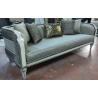 Painted Sofa carved designs Mulyoharjo Furniture White-Labeled