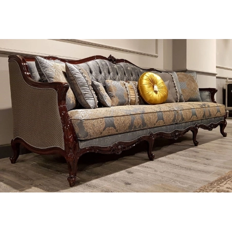 Luxury carved Sofa frame with painted design Mulyoharjo Furniture Manufacturer