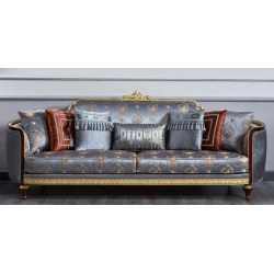 Handcrafted royal classic Sofa with ornate carvings Mulyoharjo Furniture White-Labeled