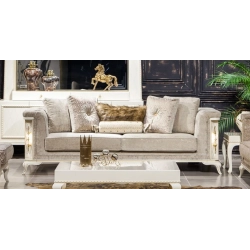 Handcrafted royal classic Sofa with ornate carvings Mulyoharjo Furniture White-Labeled