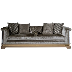 Classic carved Sofa with hand-painted accents Mulyoharjo Furniture Wholesale