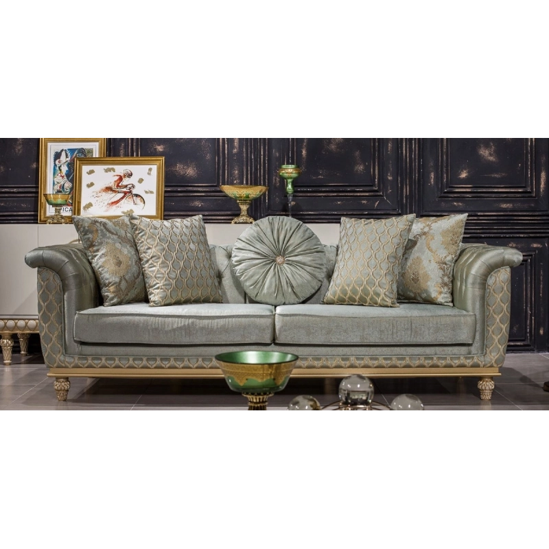 Classic royal Sofa frame with elaborate carvings Mulyoharjo Furniture White-Labeled Classic royal Sofa frame with elaborate carvings Mulyoharjo Furniture White-Labeled