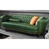 High-end classic painted Sofa with carved details Mulyoharjo Furniture Export