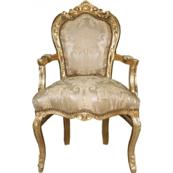 French Dining Chair Mahogany Wood Carved 261 for Kitchen and Dining Room - Mulyoharjo Furniture Supplier