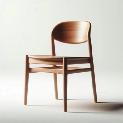 Jono Minimalist Teak Wood Dining Chairs - Mulyoharjo Furniture Supplier