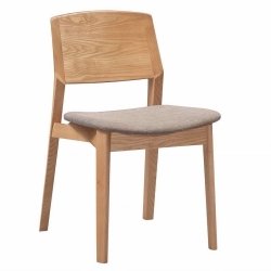 Solid Wood Minimalist Dining Chair for Modern Homes Exporter Mulyoharjo Furniture Supplier White-Labeled