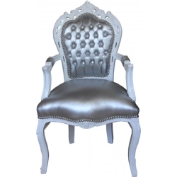 French Dining Chair Mahogany Wood Carved 284 for Kitchen and Dining Room - Mulyoharjo Furniture Supplier