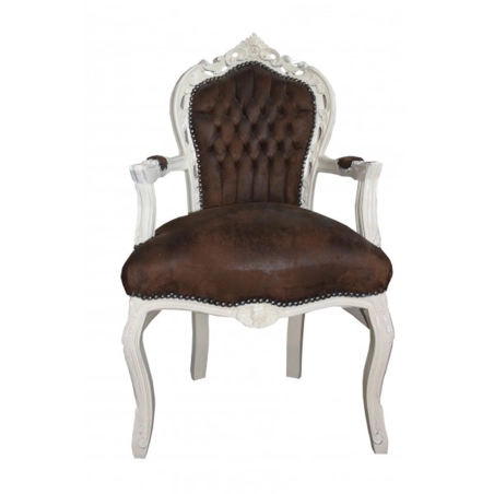 French Dining Chair Mahogany Wood Carved 291 for Kitchen and Dining Room - Mulyoharjo Furniture Supplier