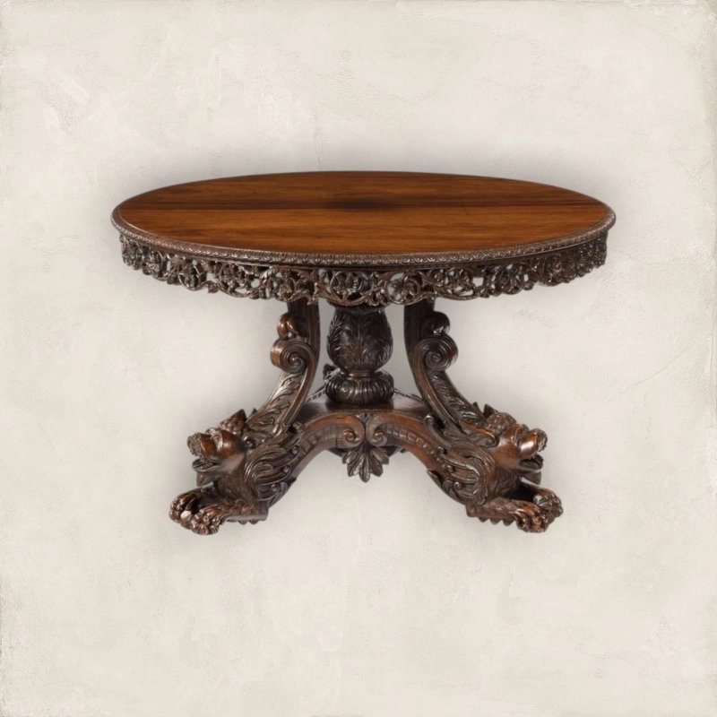 Antique Painted Dining Table 3160 Mulyoharjo Furniture Supplier Antique Painted Dining Table 3160 Mulyoharjo Furniture Supplier