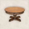 Classic Painted Round Table 3162 Mulyoharjo Furniture Supplier