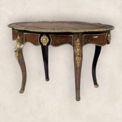 Classic Painted Carved Table 3269 Mulyoharjo Furniture Supplier