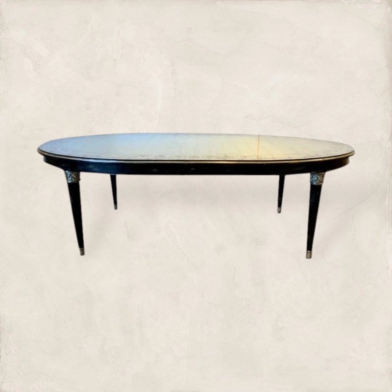 Antique Painted Carved Dining Table 3292 Mulyoharjo Furniture Supplier Antique Painted Carved Dining Table 3292 Mulyoharjo Furniture Supplier