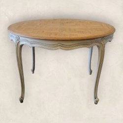 Century Painted Carved Table 3294 Mulyoharjo Furniture Supplier