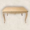 Colonial Painted Carved Dining Table 3300 Mulyoharjo Furniture Supplier