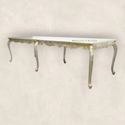Colonial Painted Carved Table 3314 Mulyoharjo Furniture Supplier
