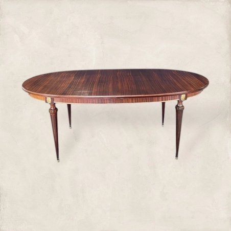 Classic Painted Carved Dining Table 3316 Mulyoharjo Furniture Supplier