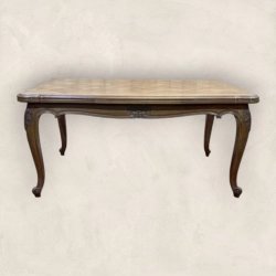 Colonial Painted Carved Dining Table 3332 Mulyoharjo Furniture Supplier