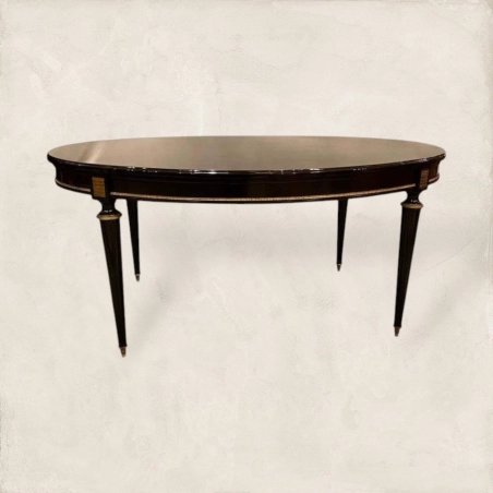 Colonial Painted Dining Table 3345 Mulyoharjo Furniture Supplier