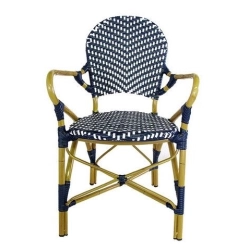 Dining Chair Rattan Bistro for Restaurant Mulyoharjo Furniture White-Labeled