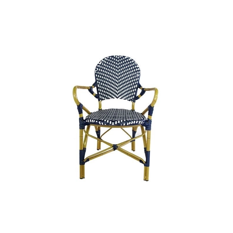 Dining Chair Rattan Bistro for Restaurant Mulyoharjo Furniture White-Labeled