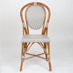 Dining Chair Rattan Bistro for Café Mulyoharjo Furniture White-Labeled