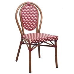 Dining Chair Rattan Bistro for Restaurant Mulyoharjo Furniture Indonesia