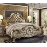 Super King - Custom luxury carved bed in classic painted style Mulyoharjo Furniture Wholesale