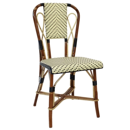 Dining Chair Rattan Bistro for Hotel Mulyoharjo Furniture White-Labeled