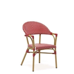 Dining Chair Rattan Bistro for Café