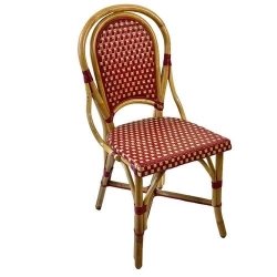 Dining Chair Rattan Bistro for Café Mulyoharjo Furniture White-Label