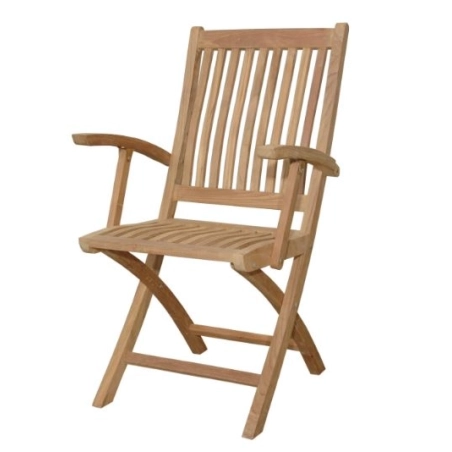 Teak Garden Chair 340 for Outdoor Furniture - Mulyoharjo Furniture Supplier